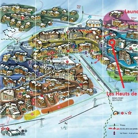 Hauts De La Vanoise - Location: Pour 2 Personnes Expose Sud Ouest, Etage Eleve, Centre Station Mae-9124 *